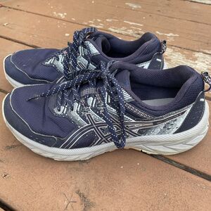 ASICS Women's Size 8.5 Gel-Venture 9 Athletic Trail Running Shoes Midnight/Fawn